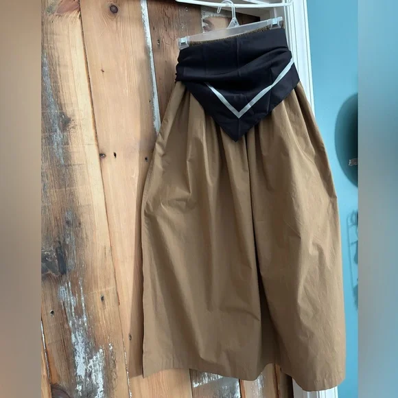 * New Mikoh Tan Maxi Skirt - Picture 4 of 4